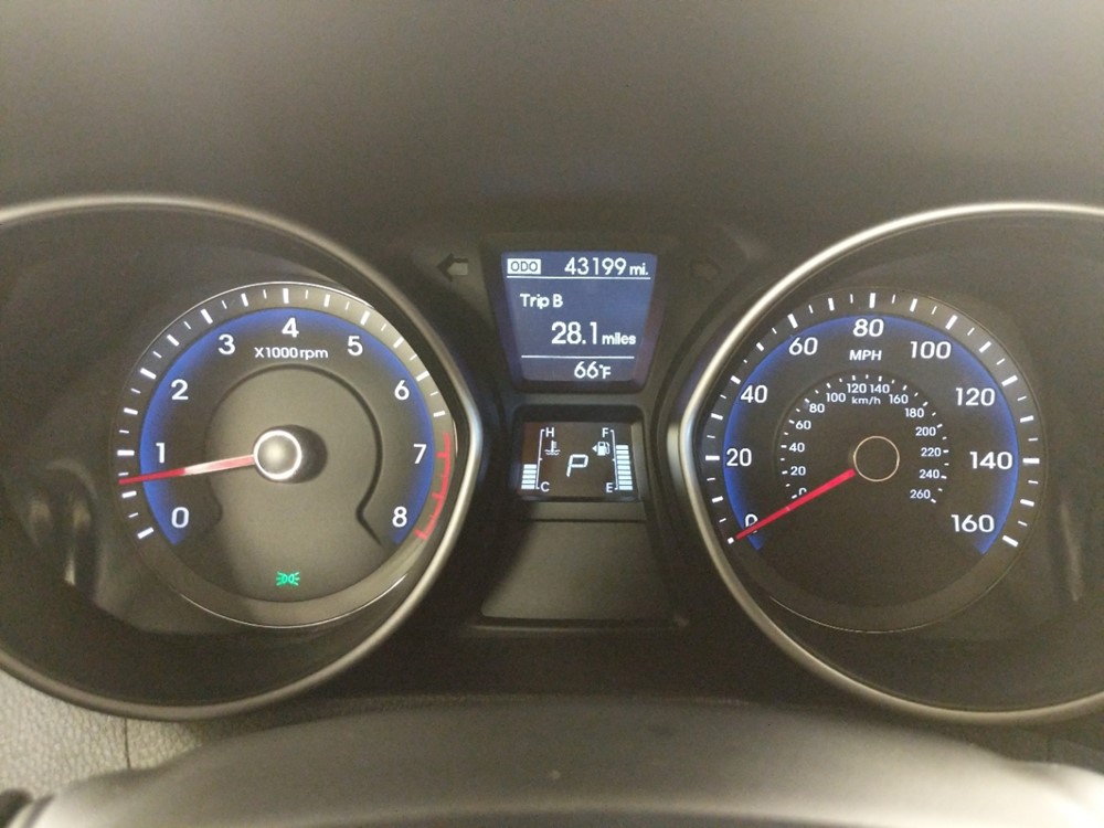 2017 Hyundai Elantra - Odometer Close Up
