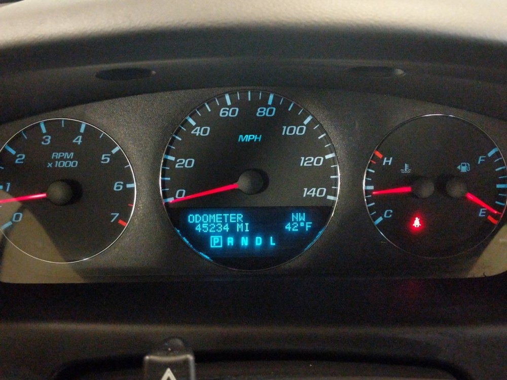 2014 Chevrolet Impala - Odometer Close Up