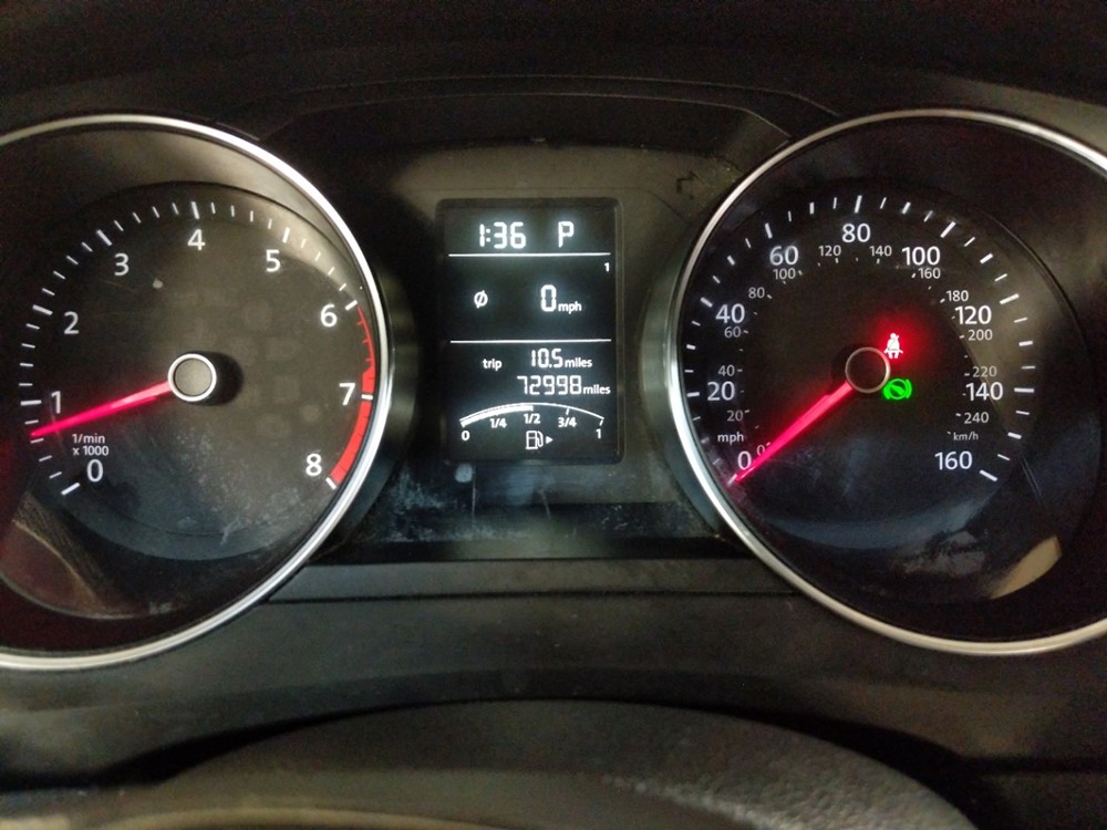 2015 Volkswagen Jetta - Odometer Close Up