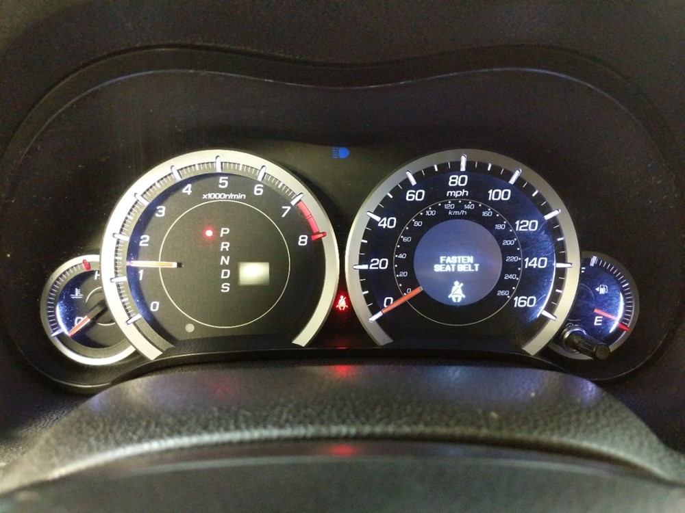2011 Acura TSX - Odometer Close Up