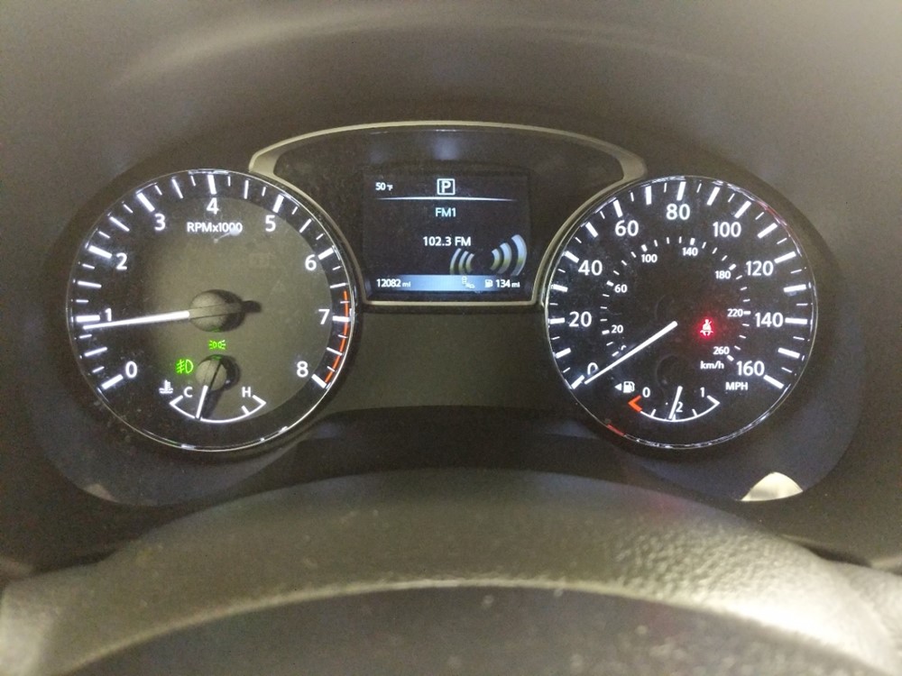 2017 Nissan Altima - Odometer Close Up