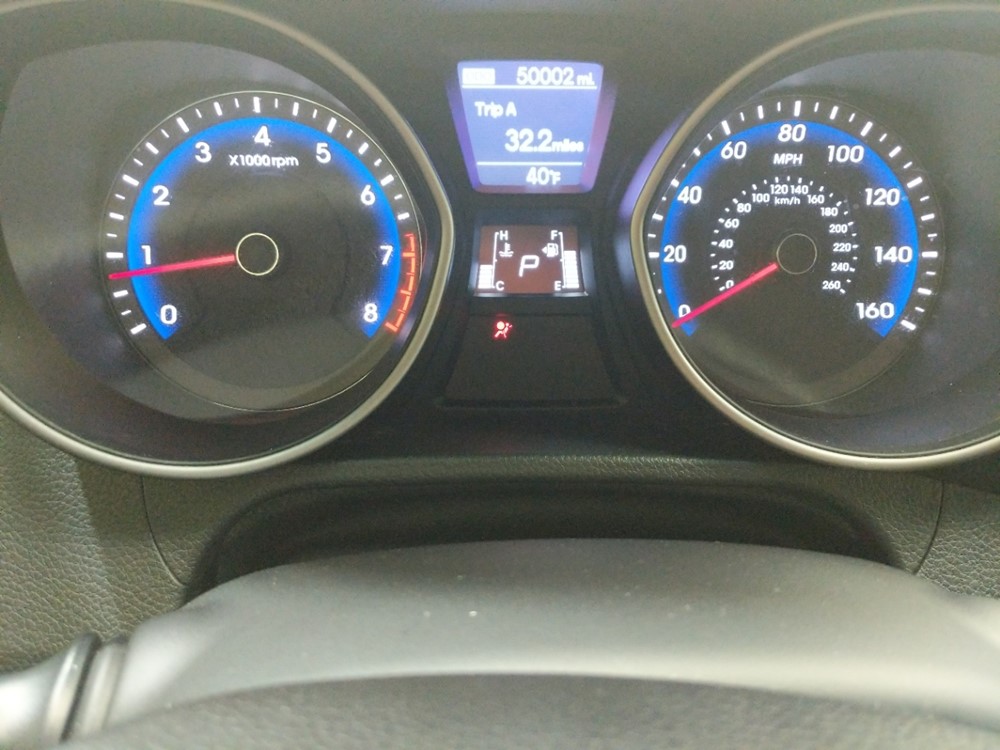 2017 Hyundai Elantra - Odometer Close Up