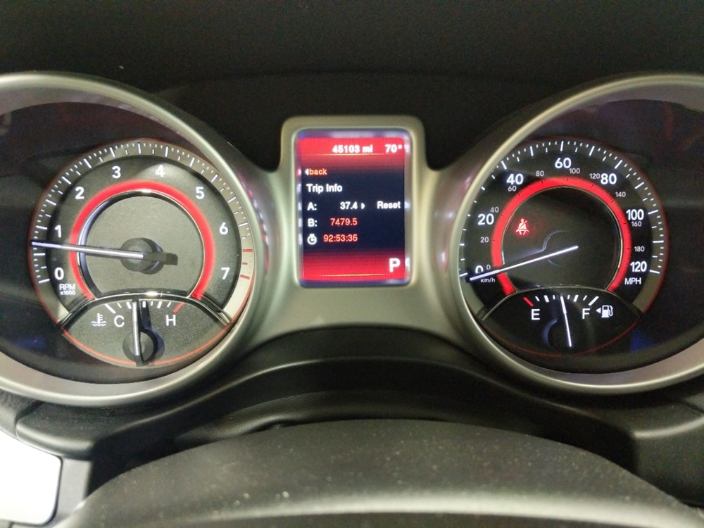 2017 Dodge Journey - Odometer Close Up