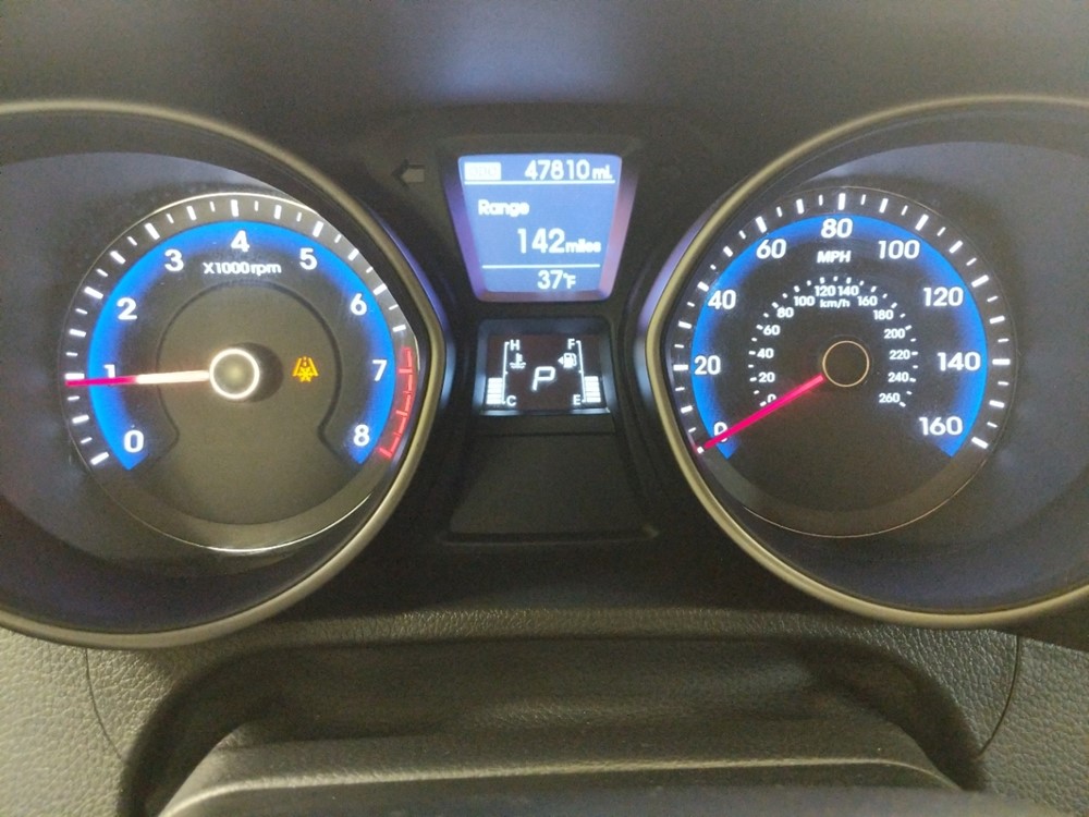 2017 Hyundai Elantra - Odometer Close Up