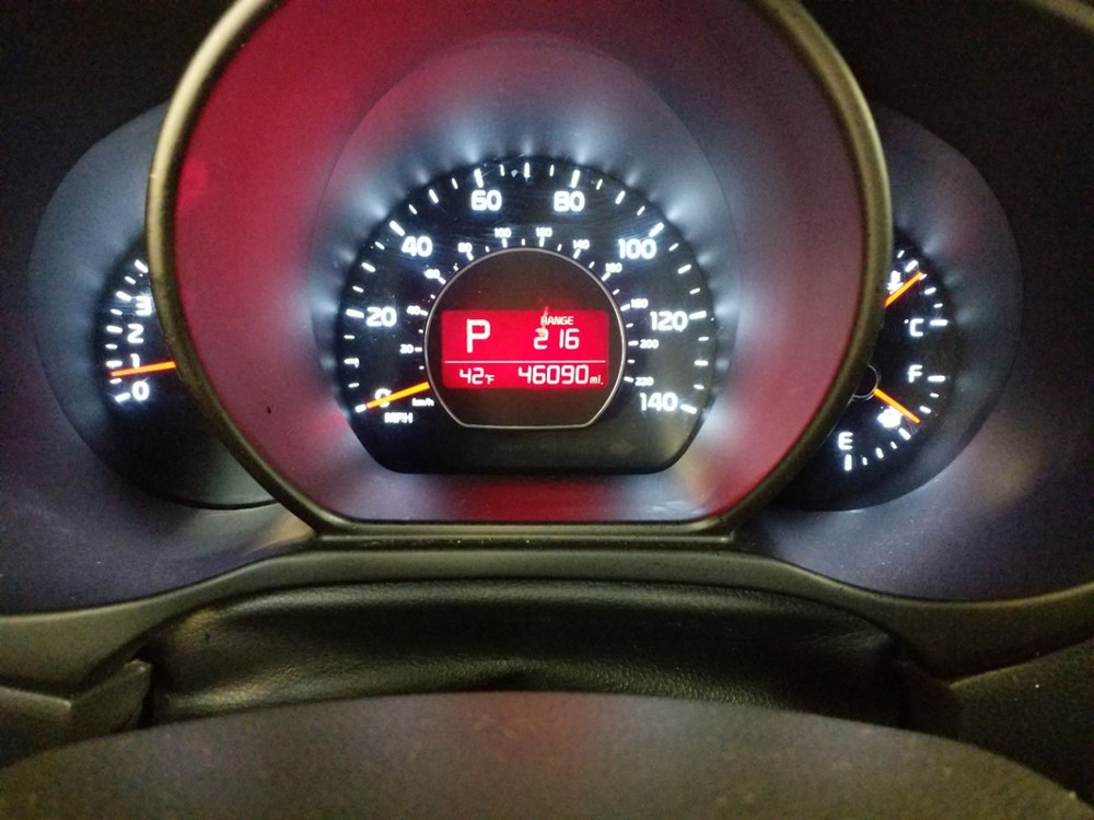 2017 Kia Soul - Odometer Close Up