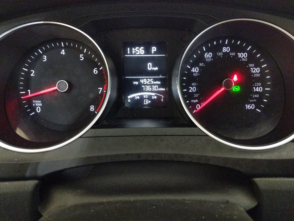 2016 Volkswagen Jetta - Odometer Close Up