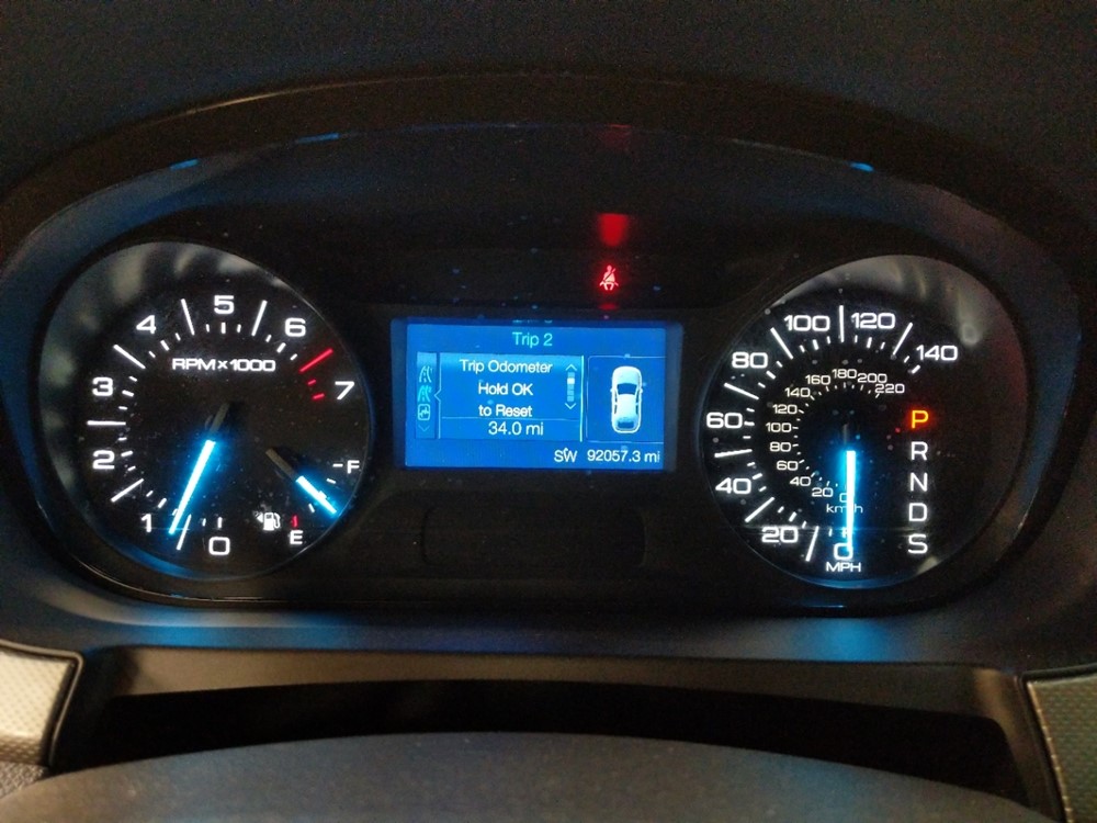 2014 Ford Edge - Odometer Close Up
