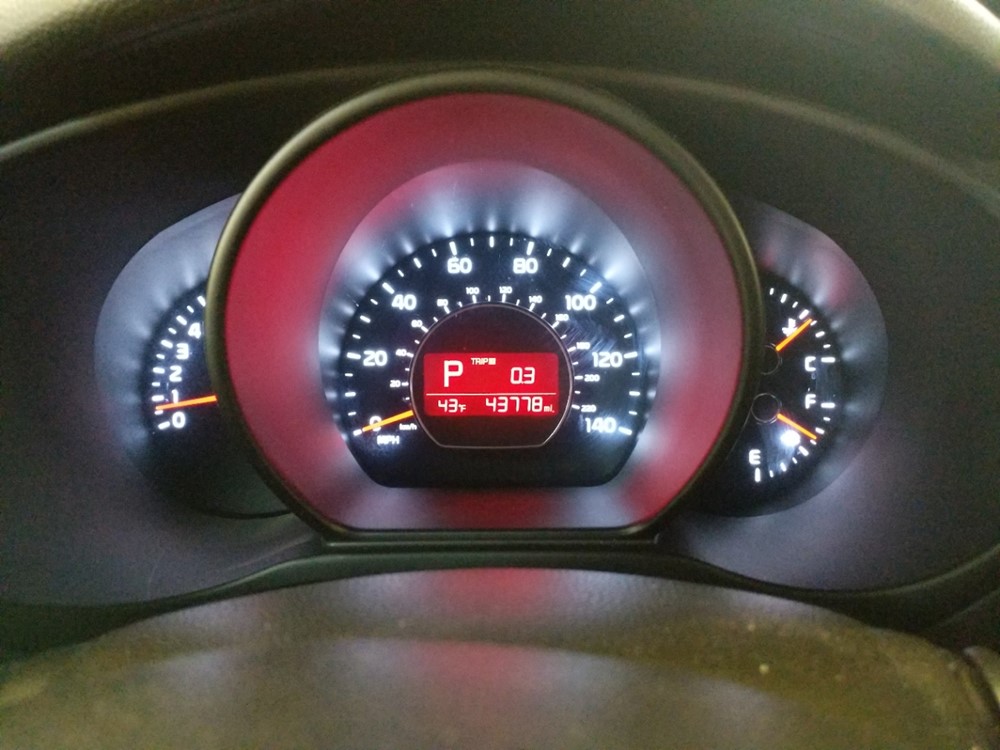 2017 Kia Soul - Odometer Close Up