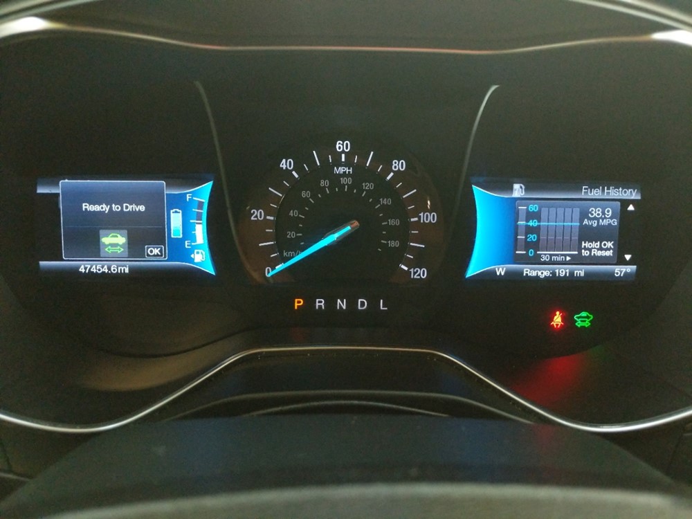 2017 Ford Fusion - Odometer Close Up