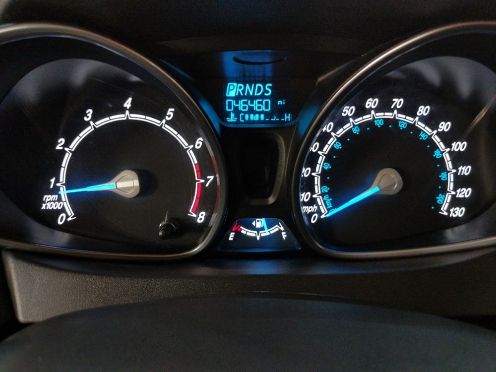 2017 Ford Fiesta - Odometer Close Up