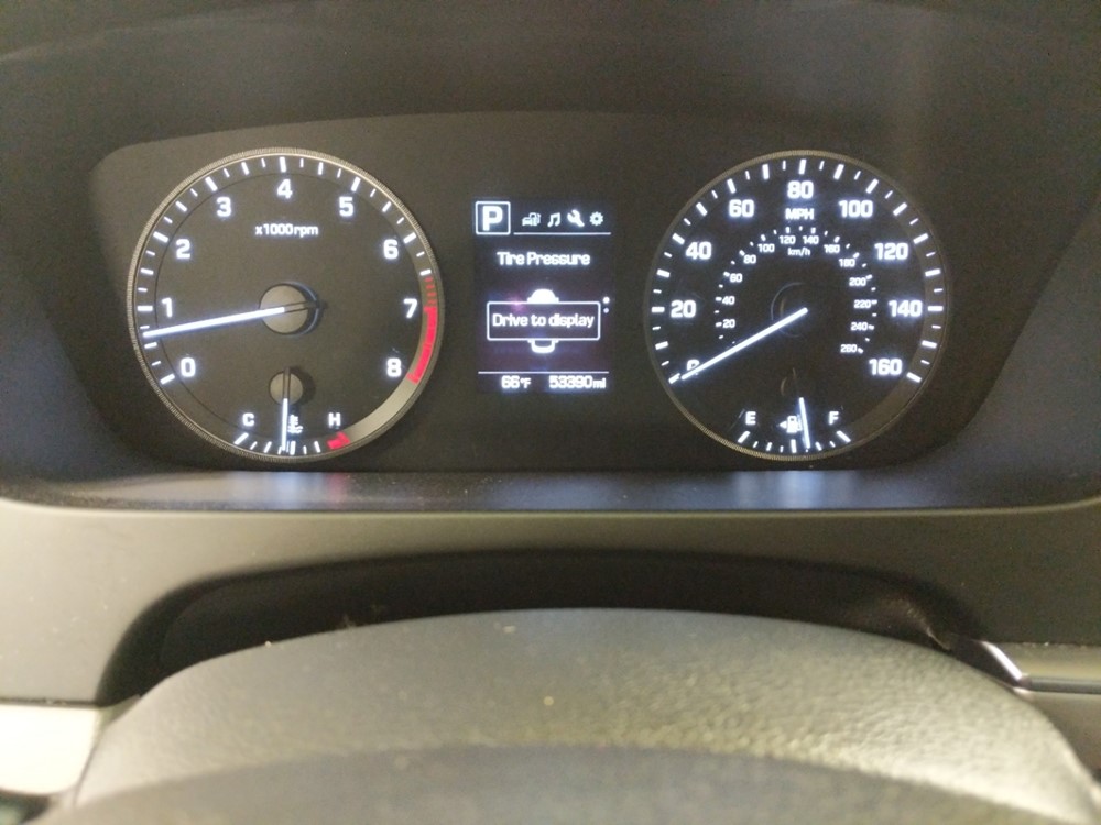 2017 Hyundai Sonata - Odometer Close Up