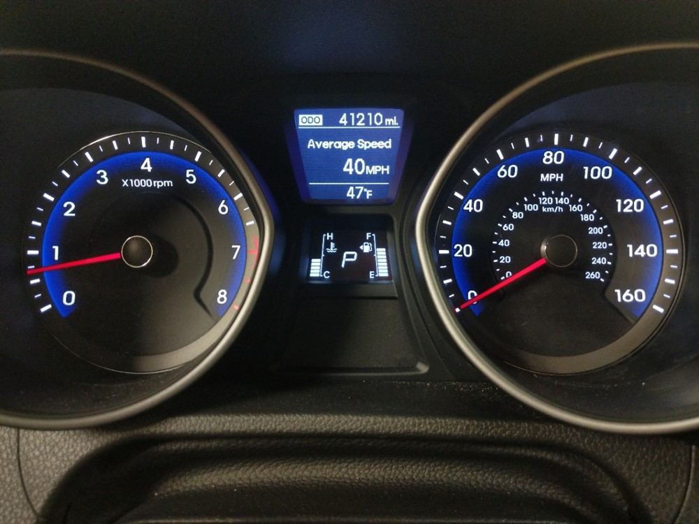 2017 Hyundai Elantra - Odometer Close Up