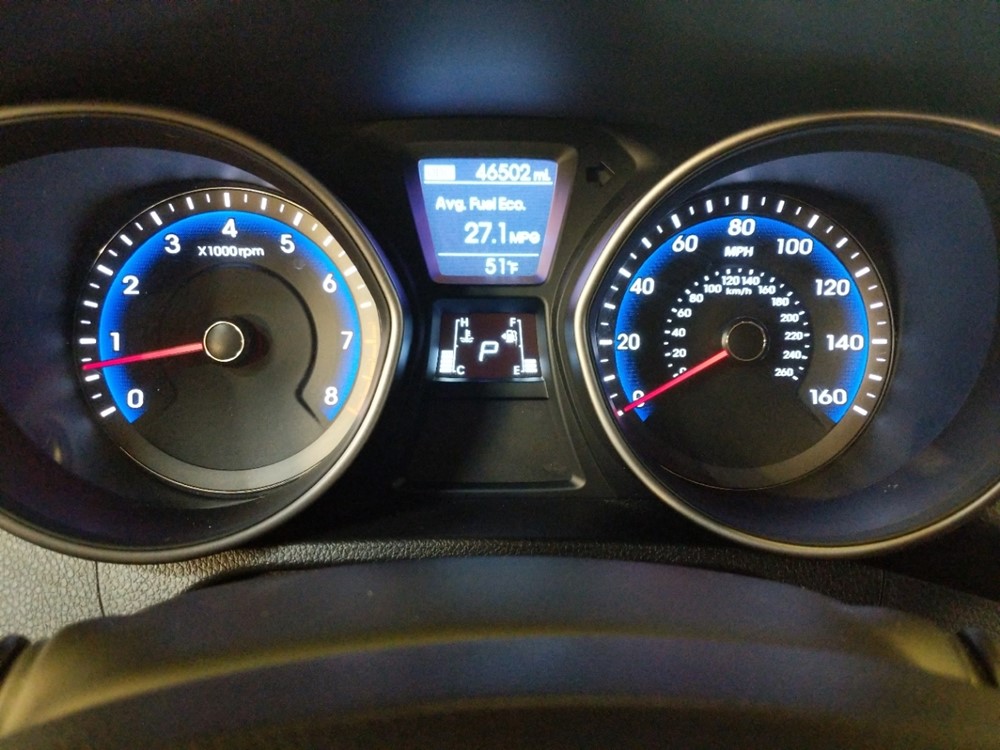2017 Hyundai Elantra - Odometer Close Up