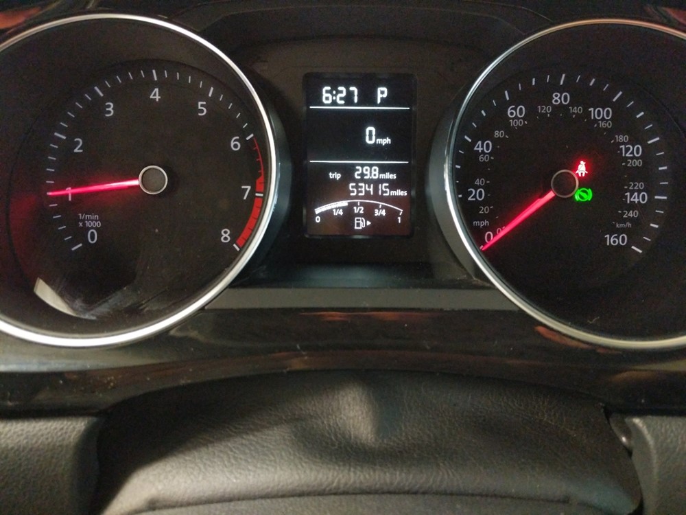 2016 Volkswagen Jetta - Odometer Close Up