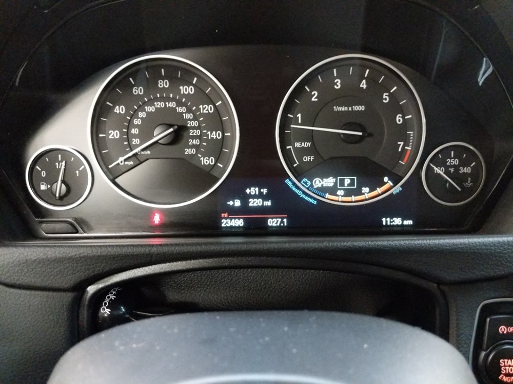 2015 BMW 428i - Odometer Close Up