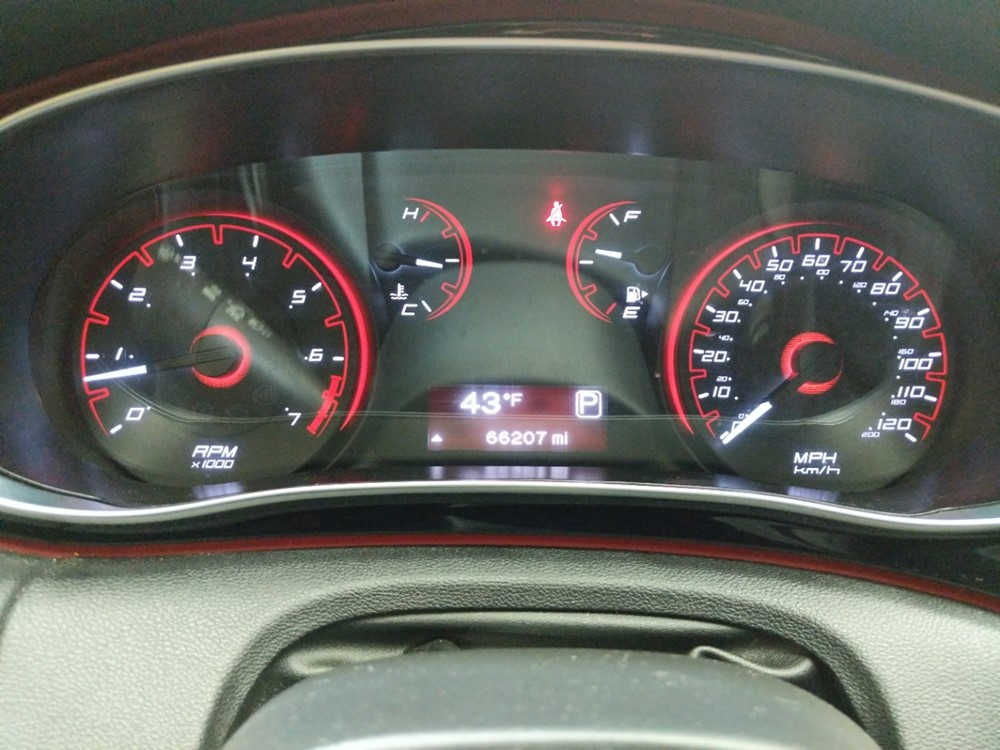 2016 Dodge Dart - Odometer Close Up
