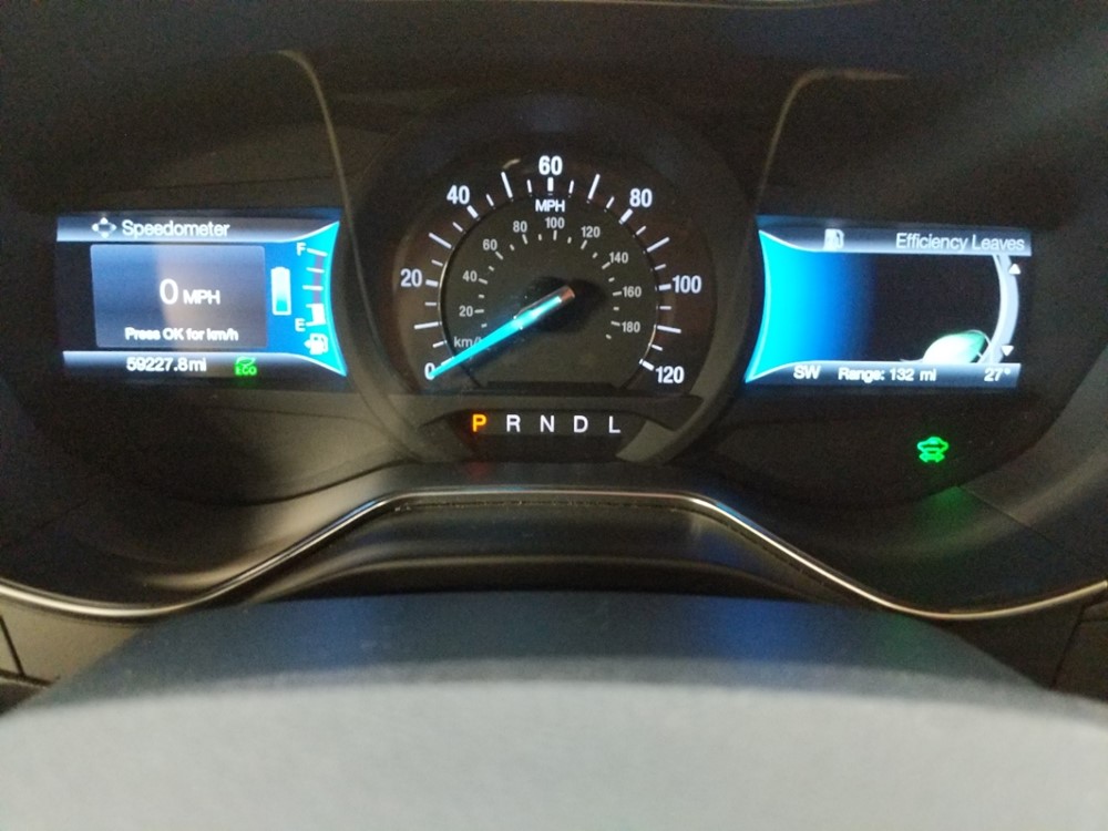 2017 Ford Fusion - Odometer Close Up