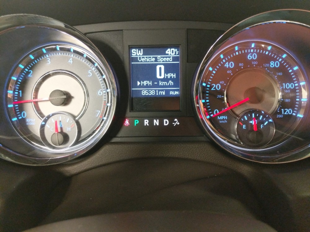 2012 Chrysler Town and Country - Odometer Close Up