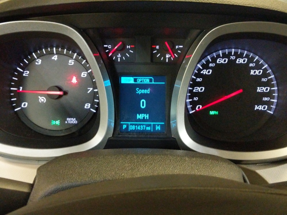 2017 Chevrolet Equinox - Odometer Close Up