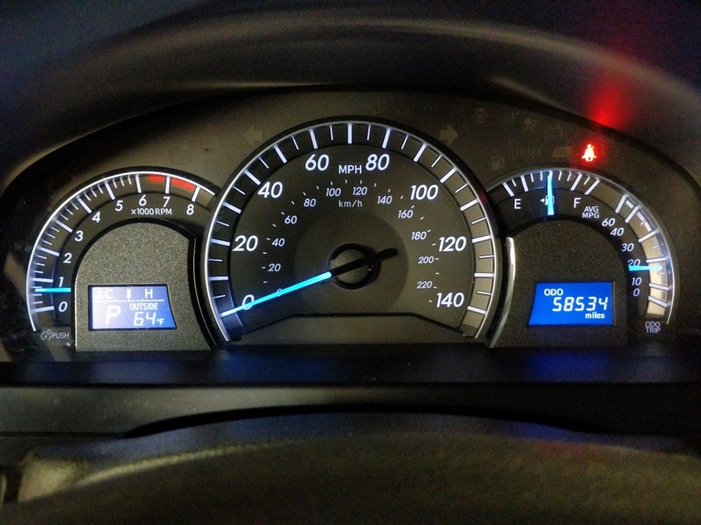 2014 Toyota Camry - Odometer Close Up