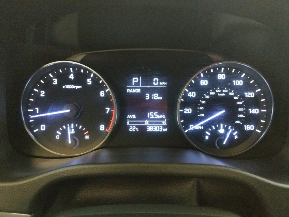2017 Hyundai Elantra - Odometer Close Up
