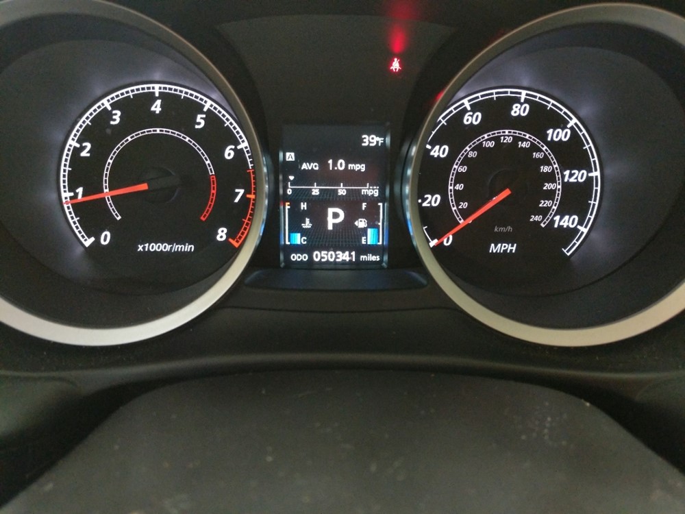 2016 Mitsubishi Lancer - Odometer Close Up