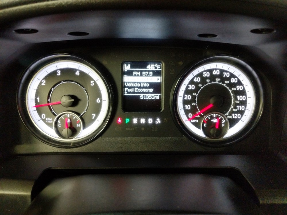 2017 Dodge Ram 1500 - Odometer Close Up