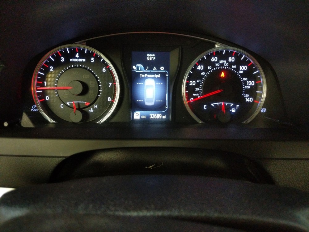 2016 Toyota Camry - Odometer Close Up