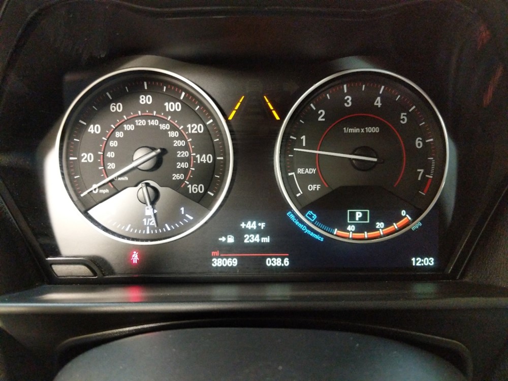 2015 BMW 228i - Odometer Close Up