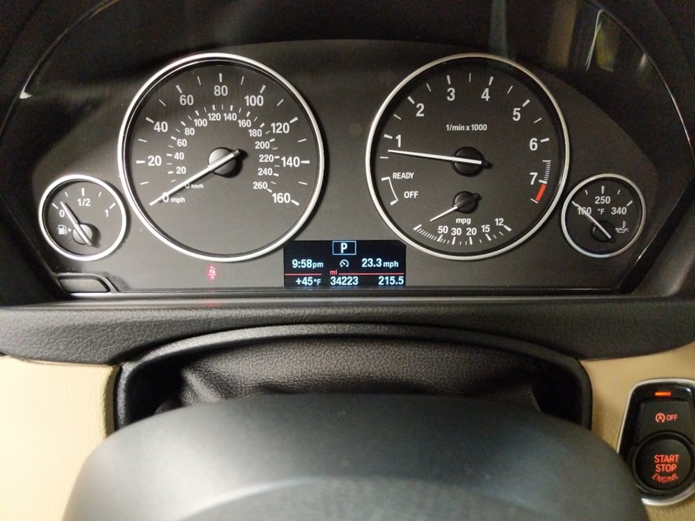 2015 BMW 428i - Odometer Close Up