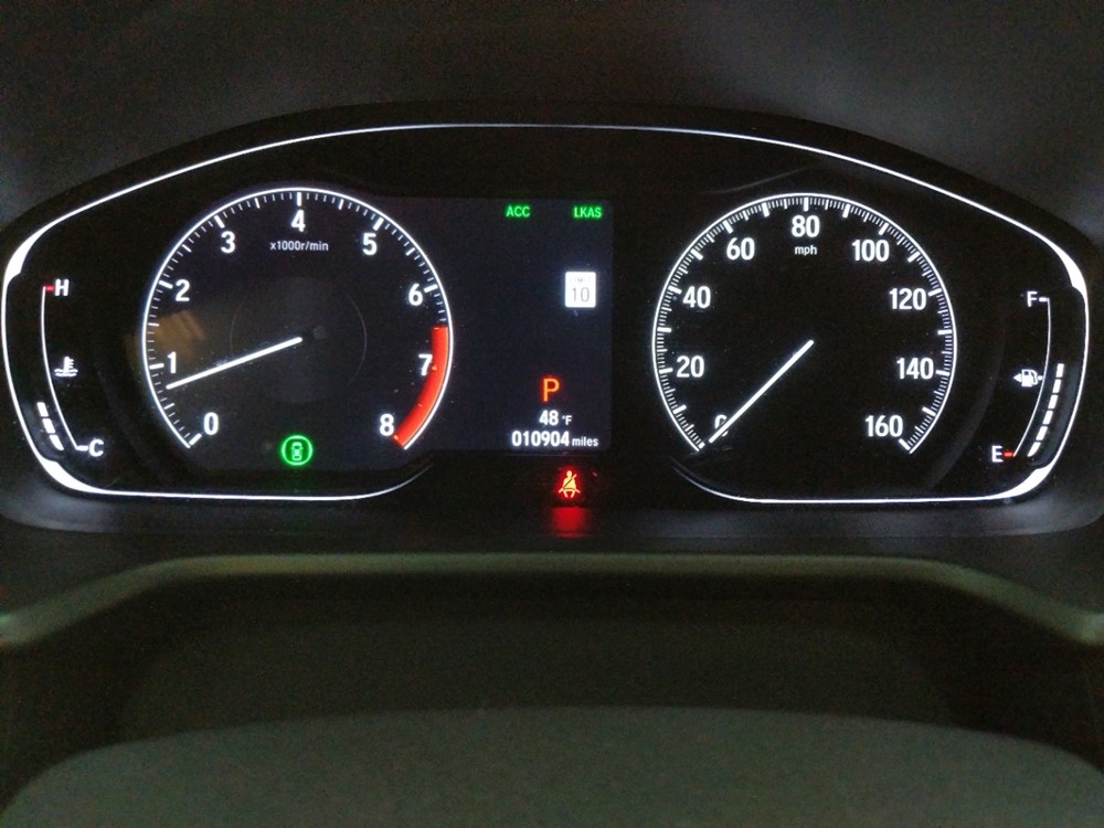 2018 Honda Accord - Odometer Close Up