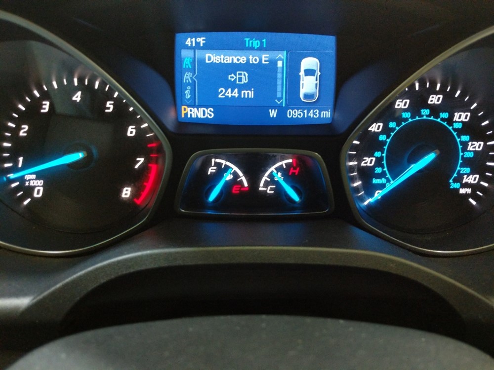 2013 Ford Escape - Odometer Close Up