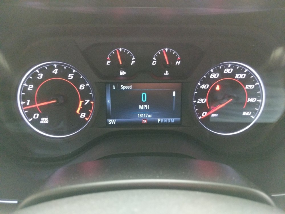 2018 Chevrolet Camaro - Odometer Close Up