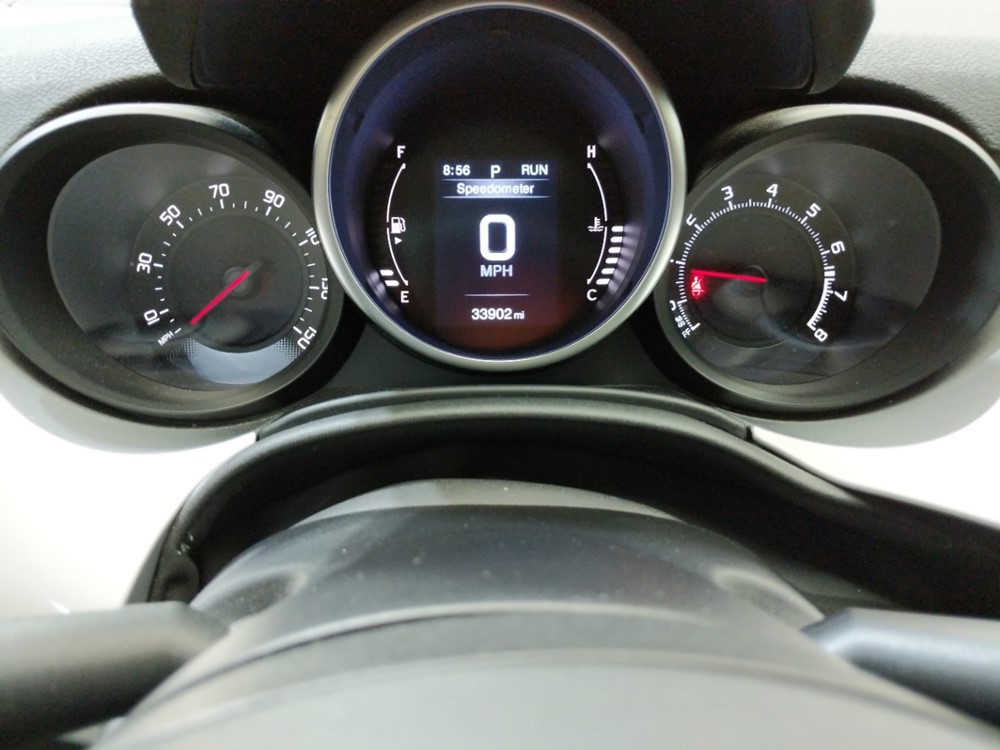 2016 FIAT 500X - Odometer Close Up