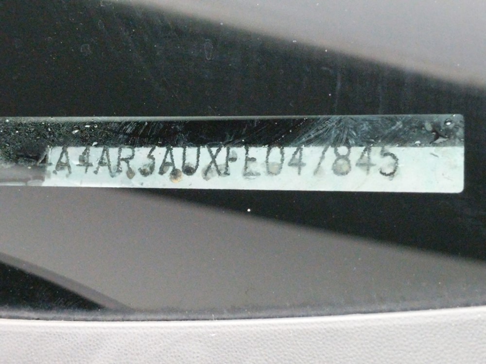 2015 Mitsubishi Outlander - VIN Plate