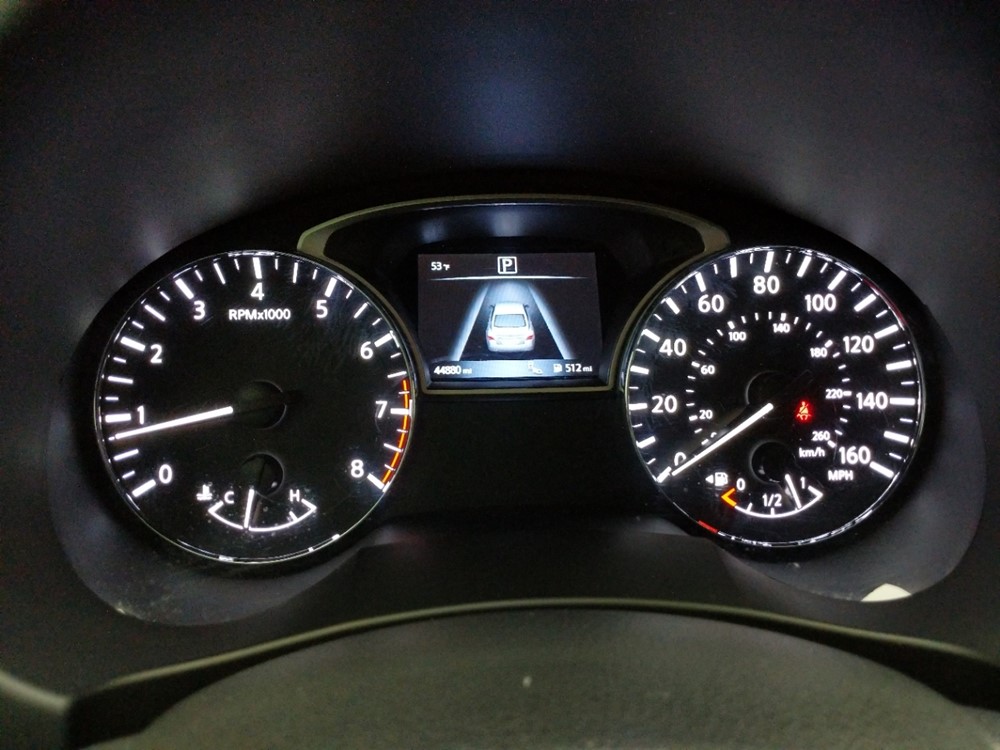 2017 Nissan Altima - Odometer Close Up