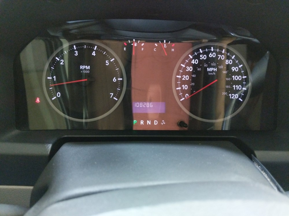 2010 Dodge Ram 1500 - Odometer Close Up