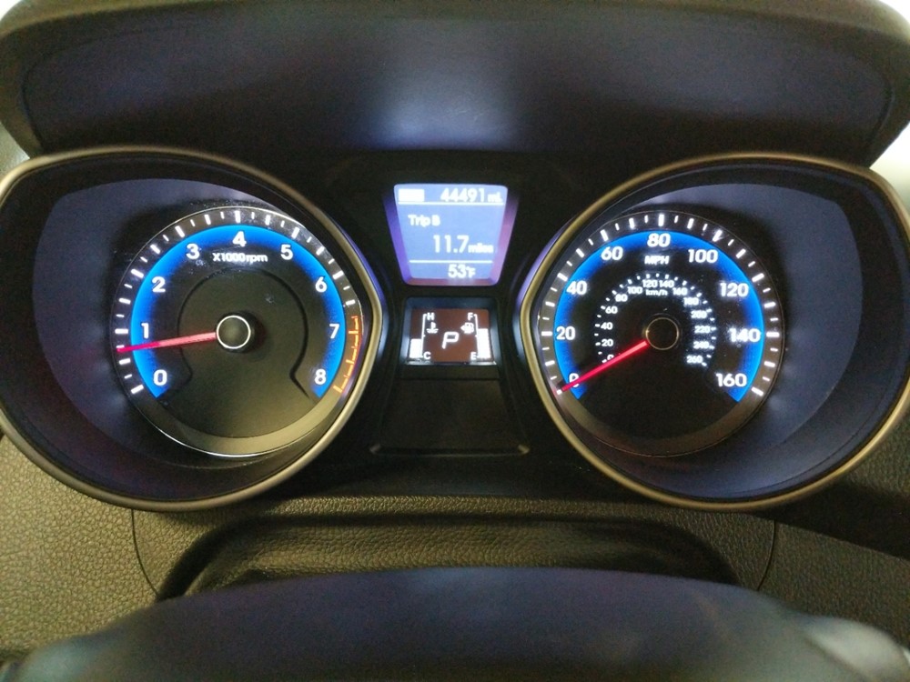 2017 Hyundai Elantra - Odometer Close Up