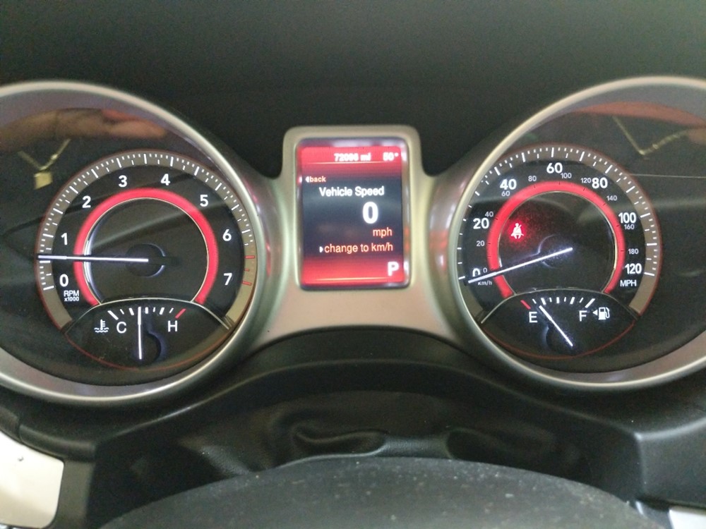 2015 Dodge Journey - Odometer Close Up
