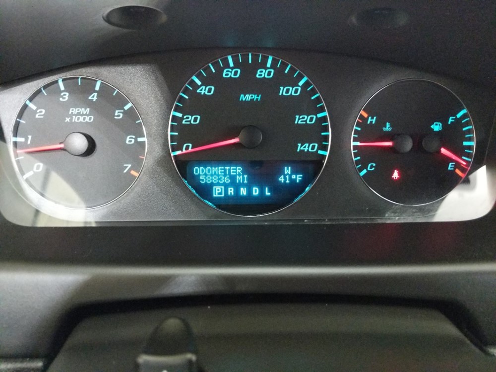 2016 Chevrolet Impala - Odometer Close Up
