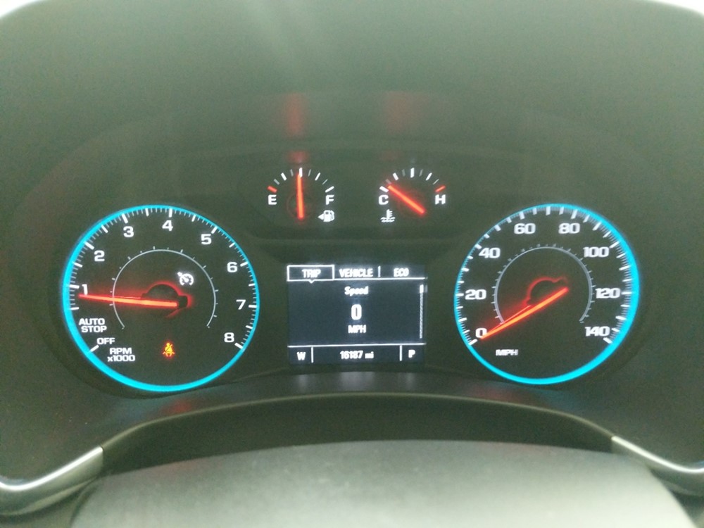 2018 Chevrolet Equinox - Odometer Close Up