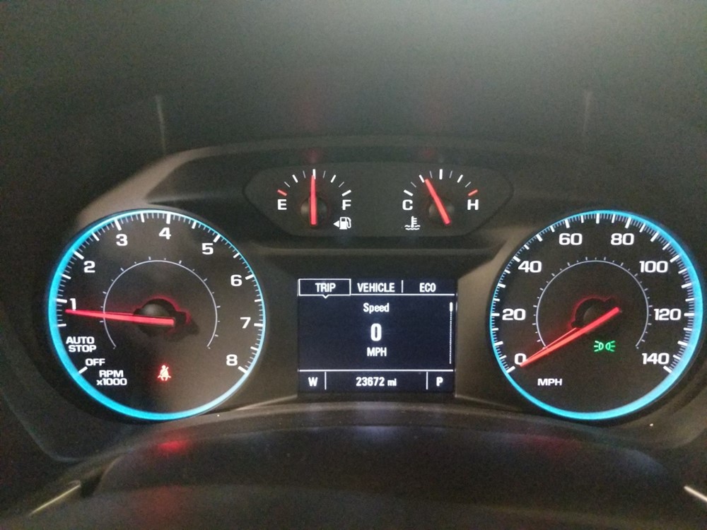 2018 Chevrolet Equinox - Odometer Close Up