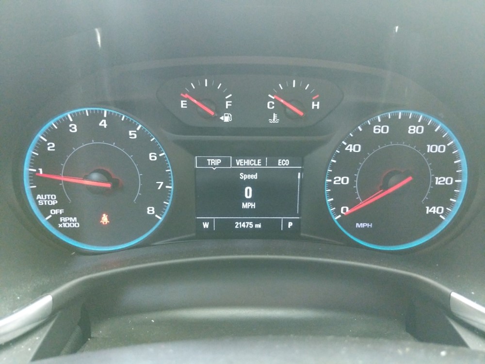 2018 Chevrolet Equinox - Odometer Close Up