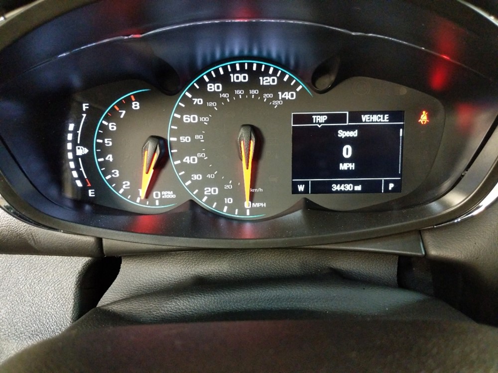 2018 Chevrolet Trax - Odometer Close Up
