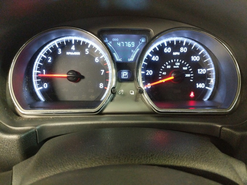 2017 Nissan Versa - Odometer Close Up