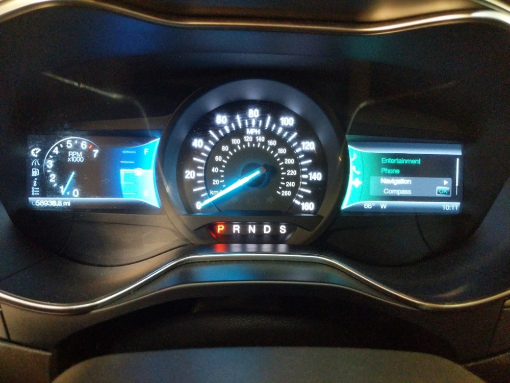 2014 Ford Fusion - Odometer Close Up