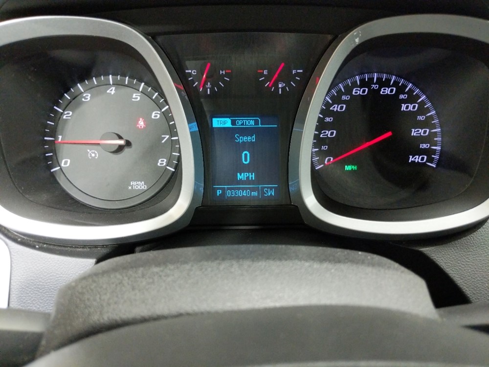 2016 Chevrolet Equinox - Odometer Close Up