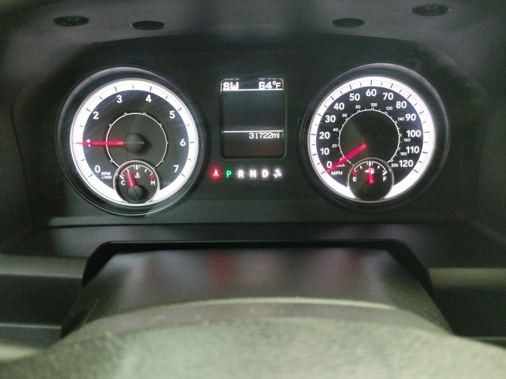 2016 Dodge Ram 1500 - Odometer Close Up