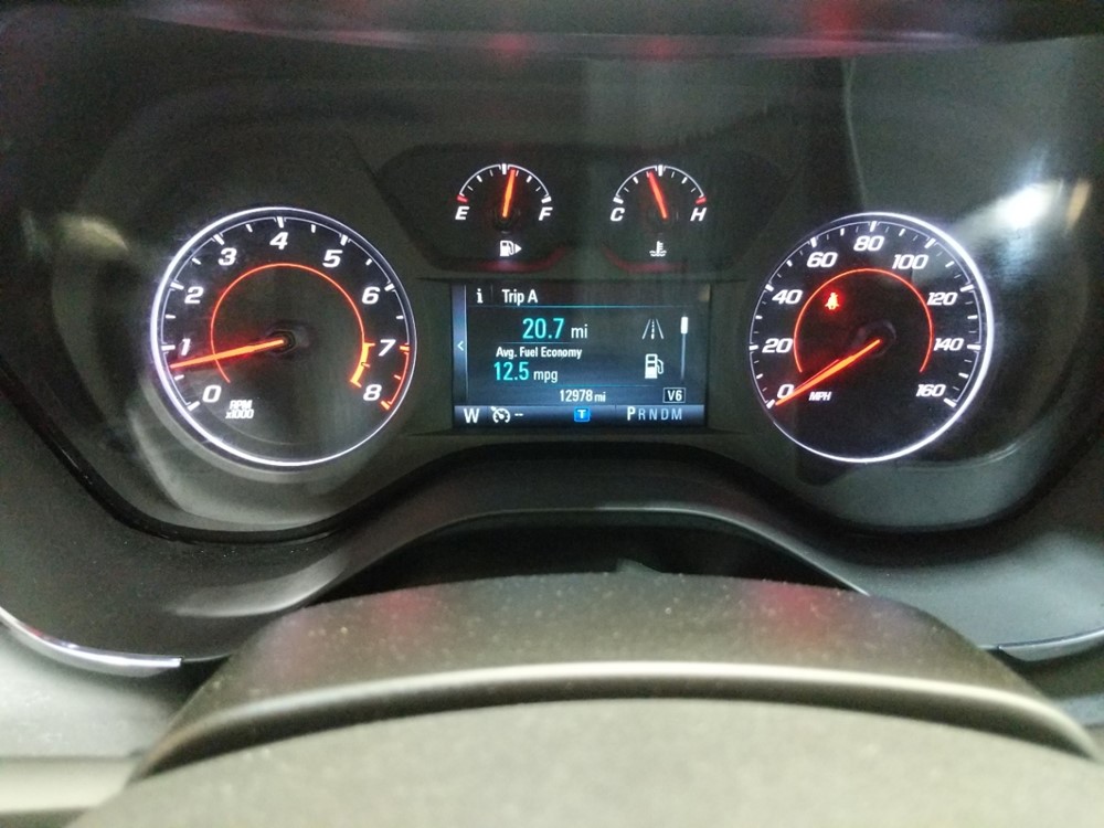2018 Chevrolet Camaro - Odometer Close Up