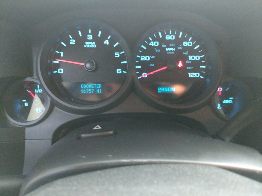 2012 Chevrolet Silverado 1500 - Odometer Close Up